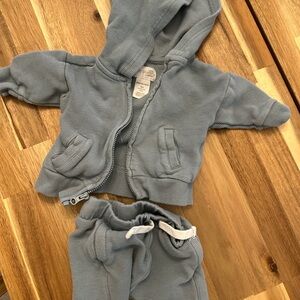 Little Planet Cozy Kids Matching Set in Blue